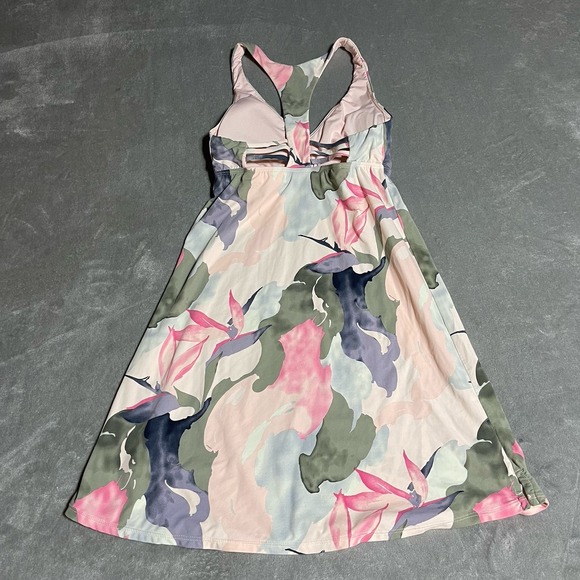 Carve Designs Paradise La Jolla Dress Womens Small‎ Pink Tropical Racerback - Picture 5 of 5